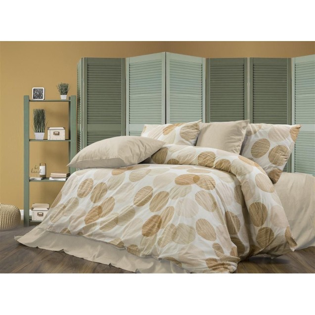 Σετ Σεντόνια Μονά 3 Τεμαχίων Dimcol Κοραλία 465 160X240 Beige Σετ Σεντόνια Μονά 3 Τεμαχίων Dimcol Κοραλία 465 160X240 Beige