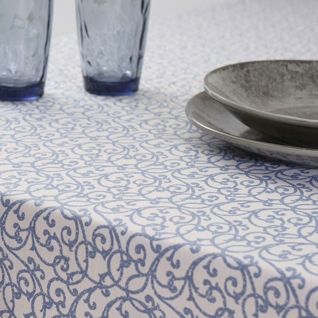 Τραπεζομάντηλο Dimeco 135x135 5810 Blue Τραπεζομάντηλο Dimeco 135x135 5810 Blue