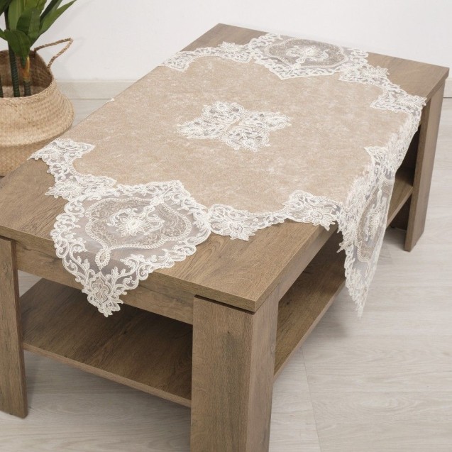 Σετ Σεμέν/Πετσετάκια 3Τμχ Dimeco 2130 Beige Σετ Σεμέν/Πετσετάκια 3Τμχ Dimeco 2130 Beige