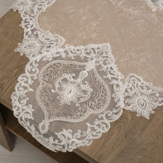 Καρέ Dimeco 100x100 2130 Beige Καρέ Dimeco 100x100 2130 Beige