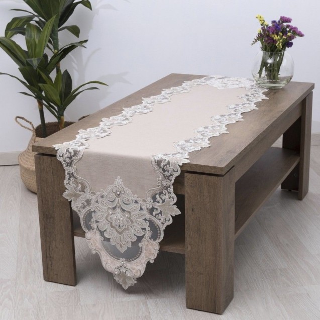Σετ Σεμέν/Πετσετάκια 3Τμχ Dimeco 2134 Beige Σετ Σεμέν/Πετσετάκια 3Τμχ Dimeco 2134 Beige