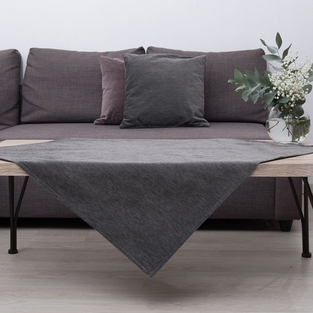 Τραπεζομάντηλο Dimeco 135x135 7700-14 Grey Τραπεζομάντηλο Dimeco 135x135 7700-14 Grey