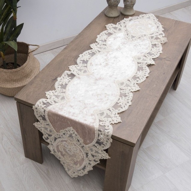 Runner Dimeco 40x160 9113 Beige Runner Dimeco 40x160 9113 Beige
