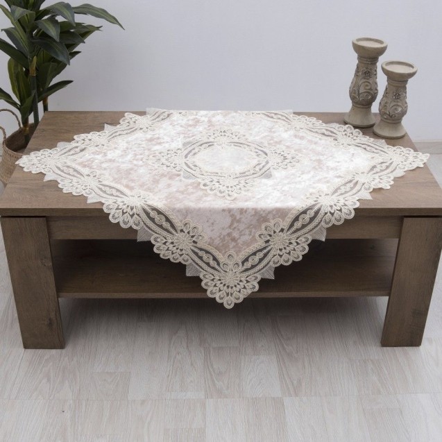 Σετ Σεμέν/Πετσετάκια 3Τμχ Dimeco 9131 Beige Σετ Σεμέν/Πετσετάκια 3Τμχ Dimeco 9131 Beige