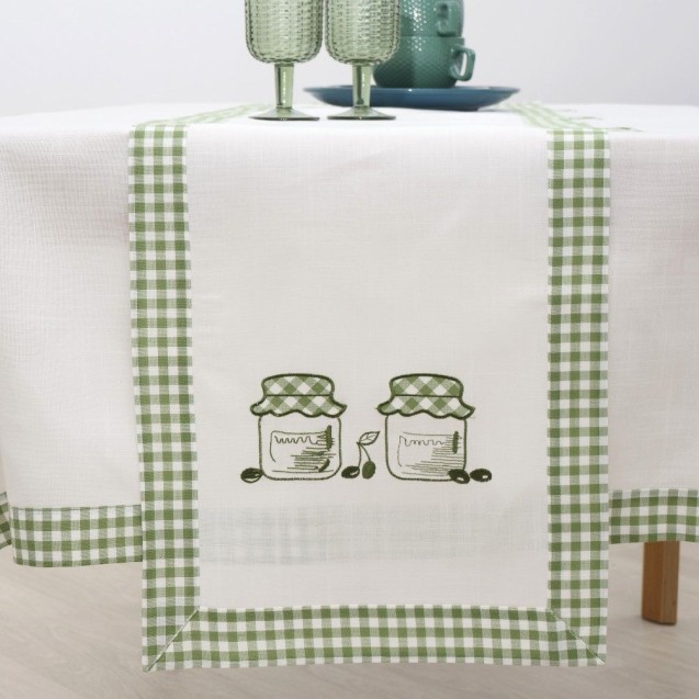 Runner Dimeco 40x160 2219 Green Runner Dimeco 40x160 2219 Green