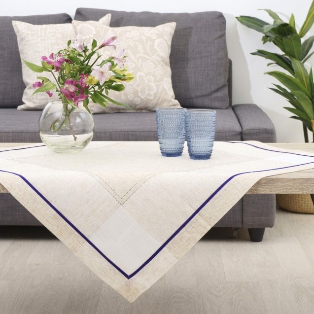 Τραπεζομάντηλο Dimeco 140x180 4015 Blue Τραπεζομάντηλο Dimeco 140x180 4015 Blue