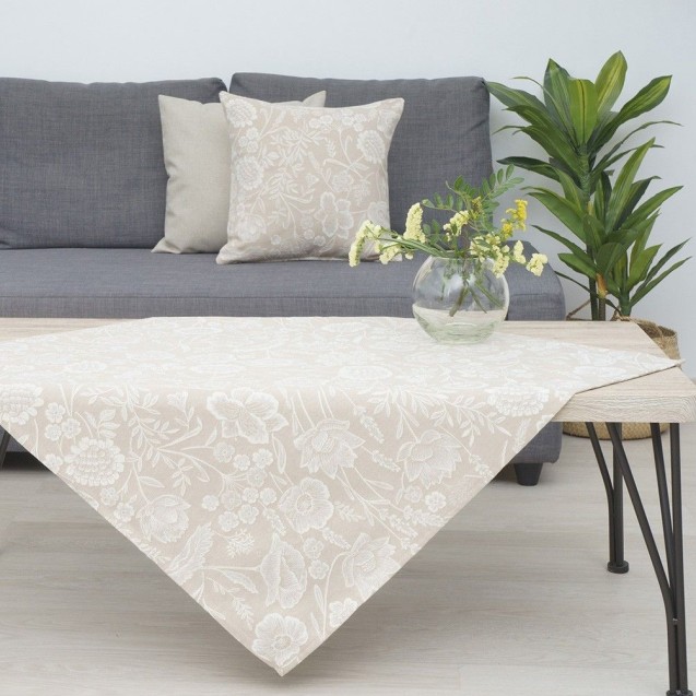 Τραπεζομάντηλο Dimeco 135x135 8095 Beige Τραπεζομάντηλο Dimeco 135x135 8095 Beige