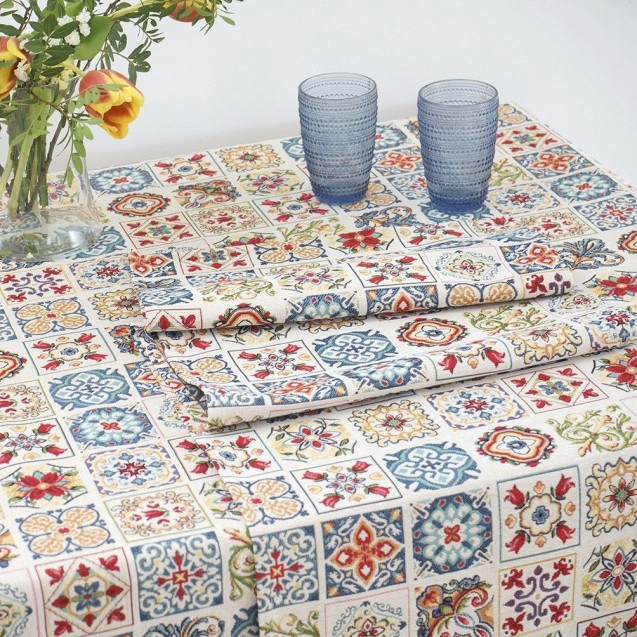 Καρέ Dimeco 90x90 Palma Καρέ Dimeco 90x90 Palma
