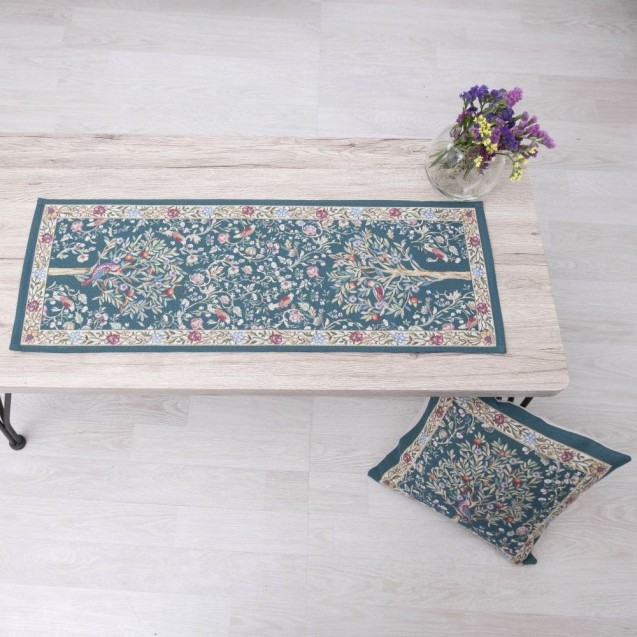 Runner Dimeco 45x140 Alina Green Runner Dimeco 45x140 Alina Green
