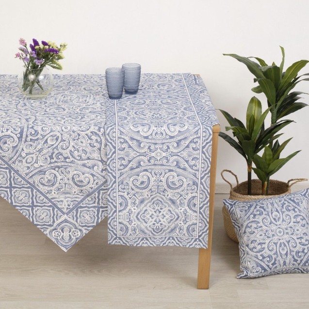 Τραπεζομάντηλο Dimeco 140x220 Capri Blue Τραπεζομάντηλο Dimeco 140x220 Capri Blue