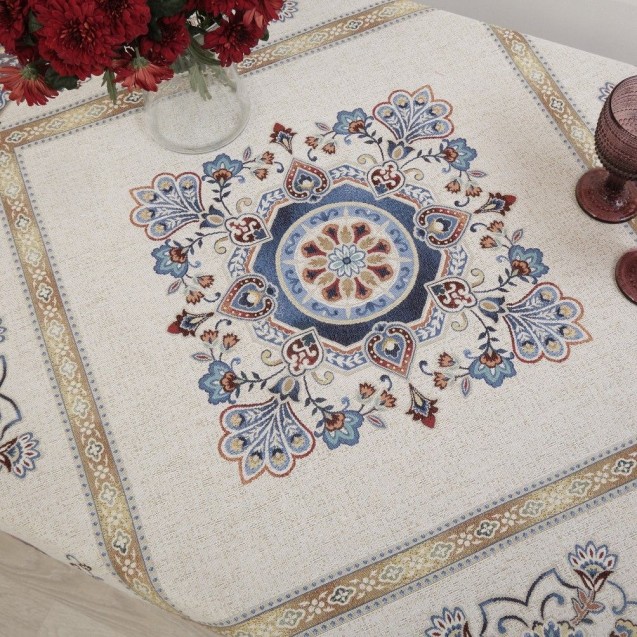 Τραπεζομάντηλο Dimeco 140x180 Morena Blue Τραπεζομάντηλο Dimeco 140x180 Morena Blue