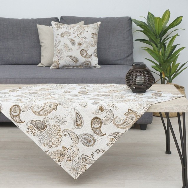 Τραπεζομάντηλο Dimeco 135x135 8070 Beige Τραπεζομάντηλο Dimeco 135x135 8070 Beige