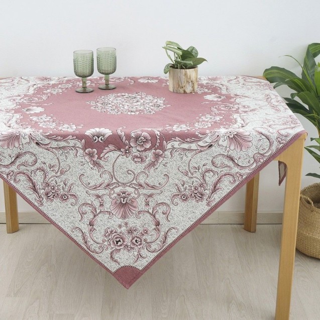 Καρέ Dimeco 100x100 Adel Rose Καρέ Dimeco 100x100 Adel Rose