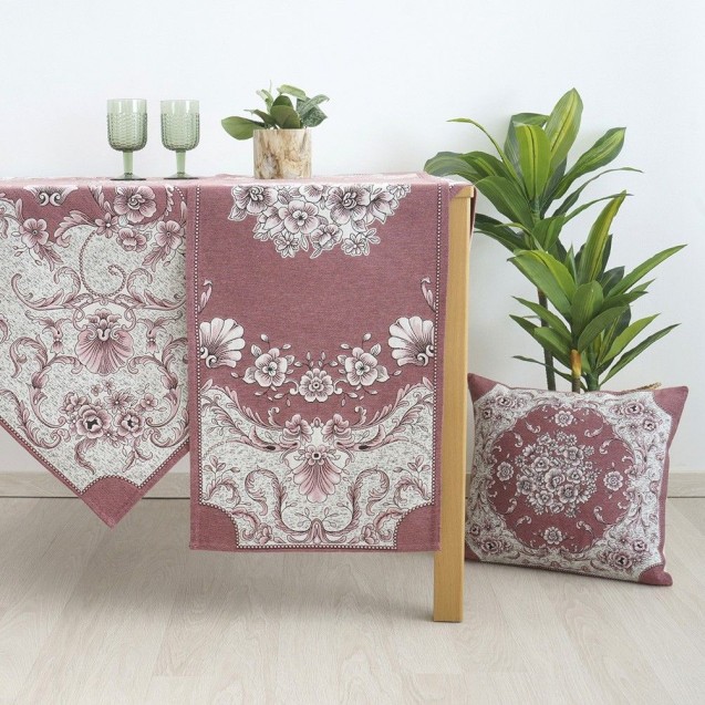 Καρέ Dimeco 100x100 Adel Rose Καρέ Dimeco 100x100 Adel Rose