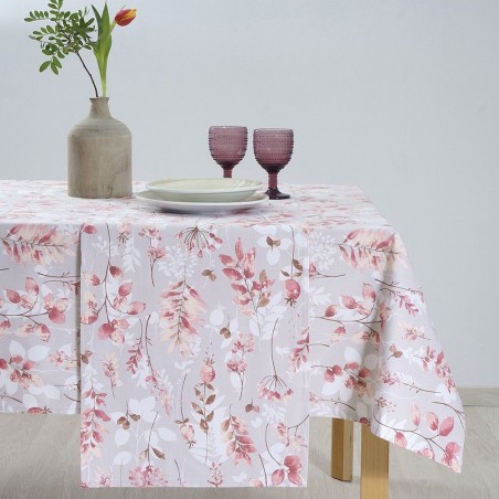 Τραπεζομάντηλο Dimeco 140x260 Botanic Salmon