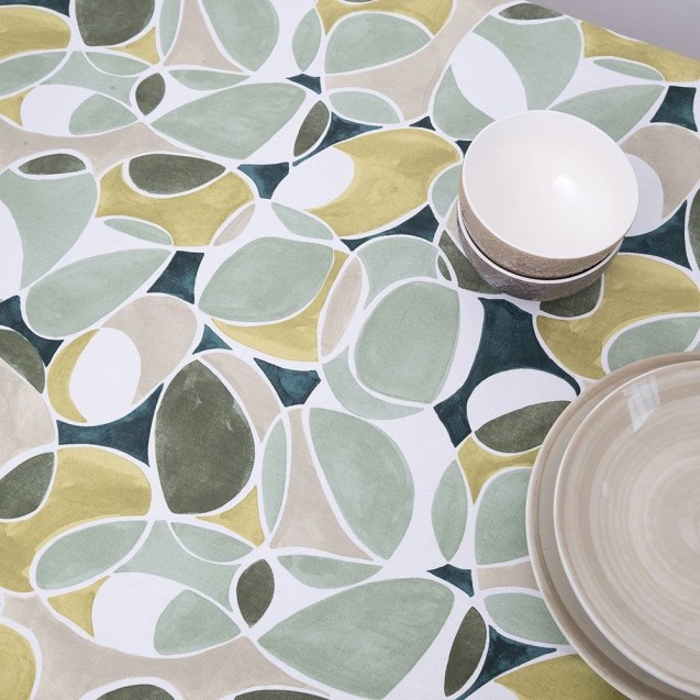 Runner Dimeco 40x160 Cocoa Green Runner Dimeco 40x160 Cocoa Green