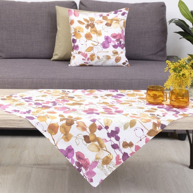 Καρέ Dimeco 85x85 Grace Purple Καρέ Dimeco 85x85 Grace Purple