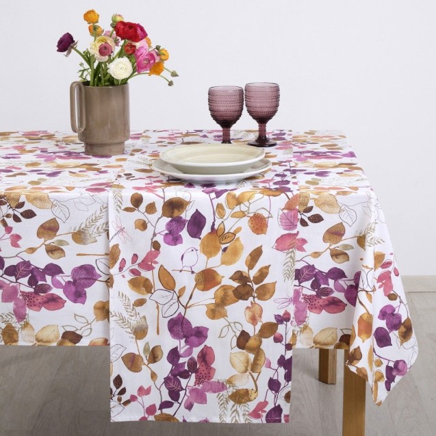 Καρέ Dimeco 85x85 Grace Purple Καρέ Dimeco 85x85 Grace Purple