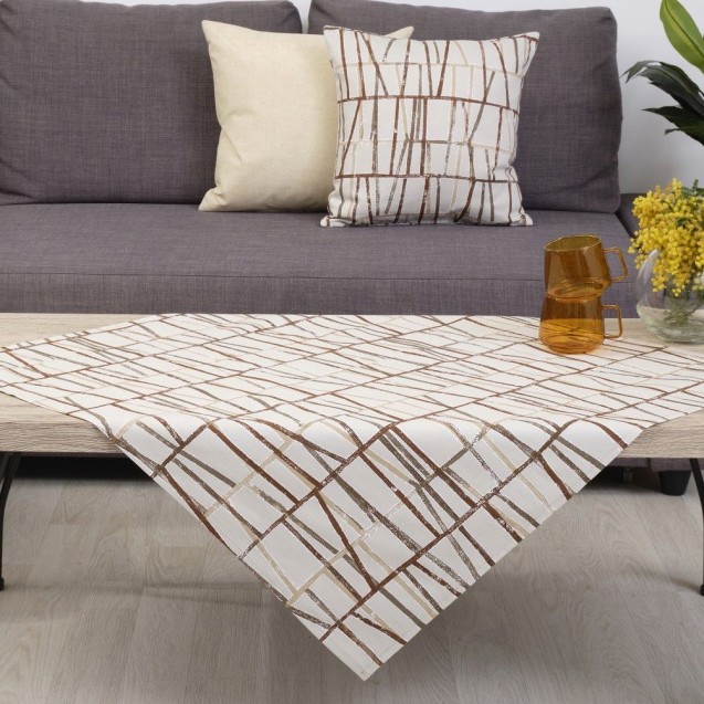 Καρέ Dimeco 85x85 Indy Brown Καρέ Dimeco 85x85 Indy Brown