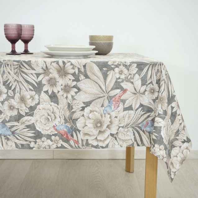 Τραπεζομάντηλο Dimeco 140x260 Ivy Anthracite Τραπεζομάντηλο Dimeco 140x260 Ivy Anthracite