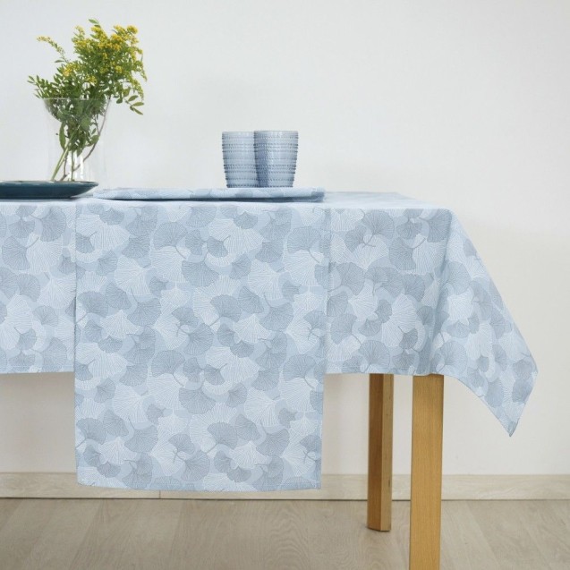 Τραπεζομάντηλο Dimeco 135x135 Jade Blue Τραπεζομάντηλο Dimeco 135x135 Jade Blue