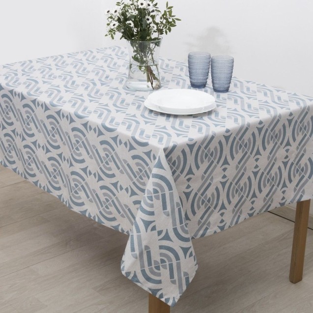 Τραπεζομάντηλο Dimeco 140x220 Nora Blue Τραπεζομάντηλο Dimeco 140x220 Nora Blue