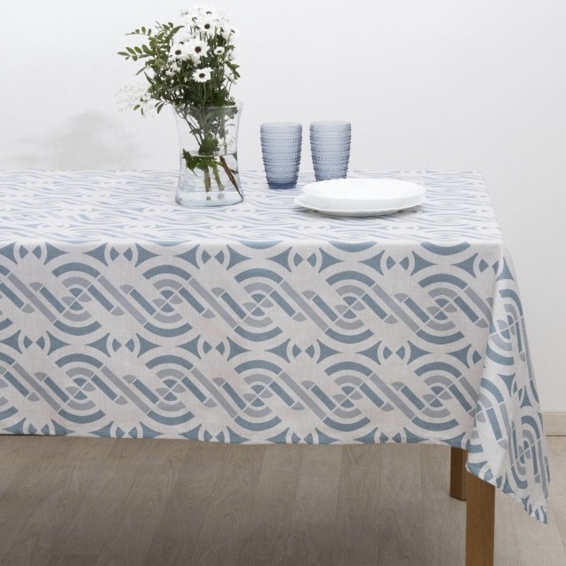 Τραπεζομάντηλο Dimeco 140x300 Nora Blue Τραπεζομάντηλο Dimeco 140x300 Nora Blue