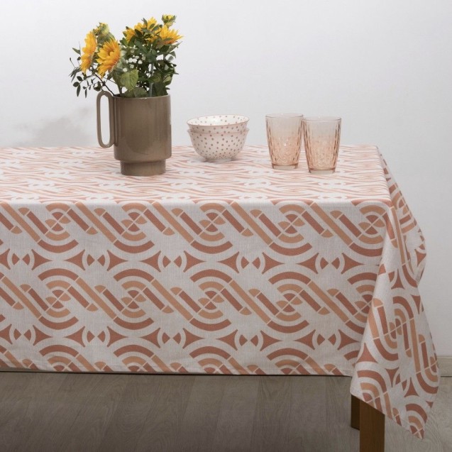 Τραπεζομάντηλο Dimeco 140x220 Nora Terracotta Τραπεζομάντηλο Dimeco 140x220 Nora Terracotta