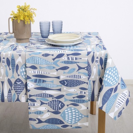 Τραπεζομάντηλο Dimeco 140x260 Aquarius