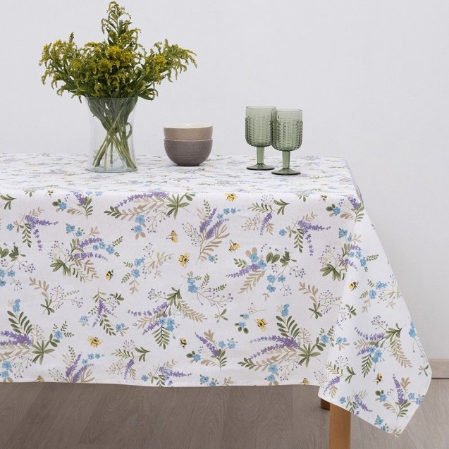Καρέ Dimeco 85x85 Lily Blue Καρέ Dimeco 85x85 Lily Blue