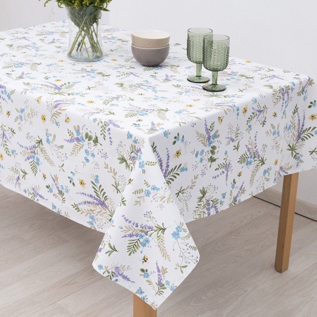 Τραπεζομάντηλο Dimeco 135x180 Lily Blue Τραπεζομάντηλο Dimeco 135x180 Lily Blue