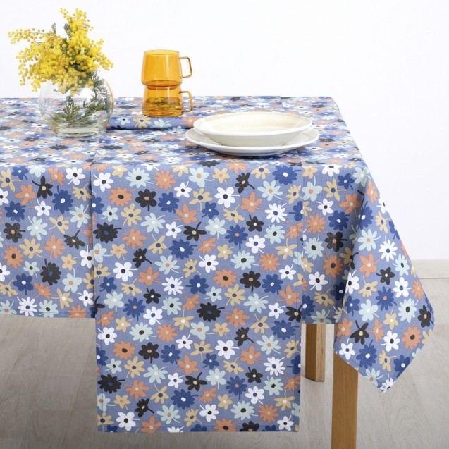 Τραπεζομάντηλο Dimeco 140x220 Maya Blue Τραπεζομάντηλο Dimeco 140x220 Maya Blue