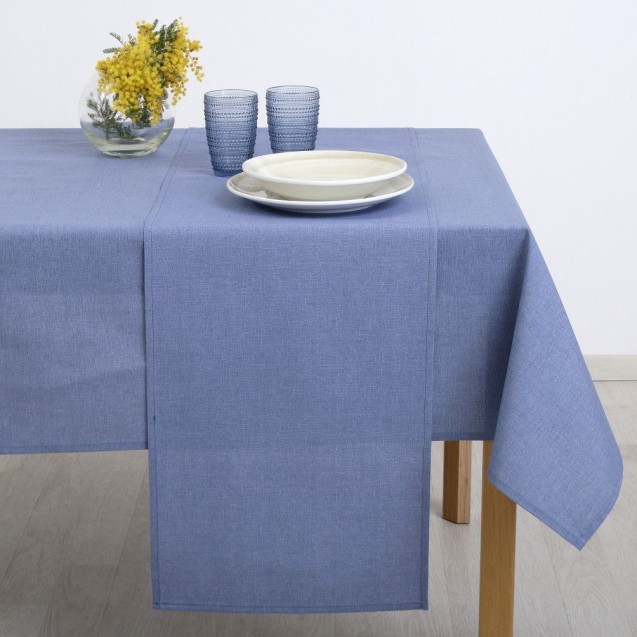 Τραπεζομάντηλο Dimeco 135x135 5403 Blue Τραπεζομάντηλο Dimeco 135x135 5403 Blue