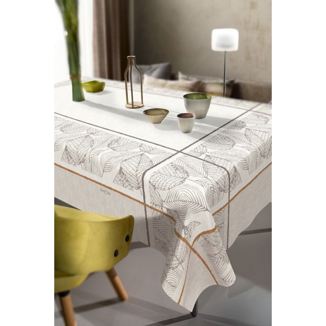 Τραπεζομάντηλο Saint Clair 1046 Natural 145x260 Τραπεζομάντηλο Saint Clair 1046 Natural 145x260