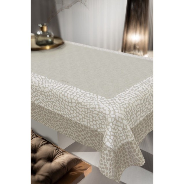 Τραπεζομάντηλο Saint Clair 1047 Natural 145x145 Τραπεζομάντηλο Saint Clair 1047 Natural 145x145