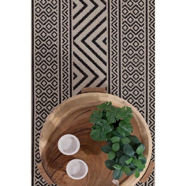 Ψάθα Flox BLACK 7525W Royal Carpet - 67 x 140 cm Ψάθα Flox BLACK 7525W Royal Carpet - 67 x 140 cm