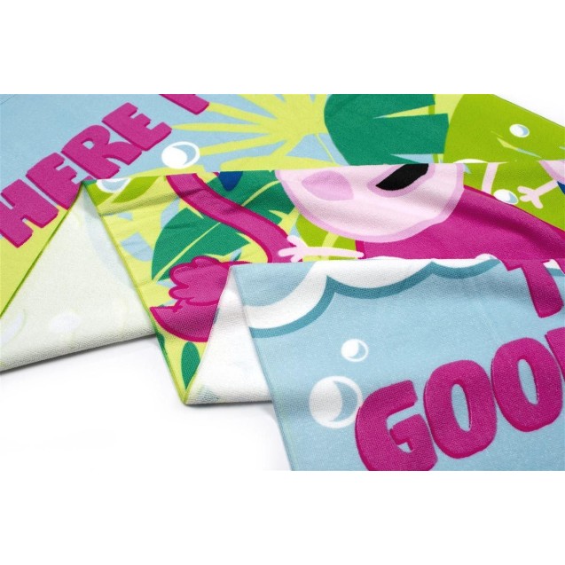 Πετσέτα Θαλάσσης Quick Dry Hasbro Peppa Pig 12 70x140 Green Πετσέτα Θαλάσσης Quick Dry Hasbro Peppa Pig 12 70x140 Green