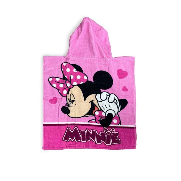 Πόντσο Θαλάσσης Quick Dry Disney Home Minnie 202 50x100 Pink Πόντσο Θαλάσσης Quick Dry Disney Home Minnie 202 50x100 Pink