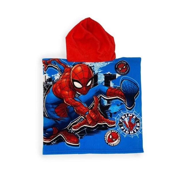 Πόντσο Θαλάσσης Quick Dry Marvel Spider-Man 17 50x100 Sky Blue Πόντσο Θαλάσσης Quick Dry Marvel Spider-Man 17 50x100 Sky Blue