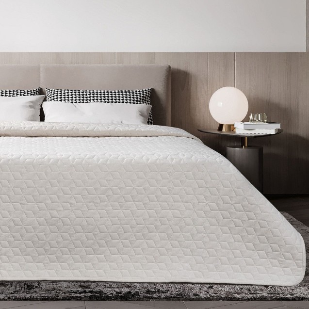 Κουβερλι Microfiber Pre-Washed Υπερδιπλο 220X240 Adam Home Viva White Κουβερλι Microfiber Pre-Washed Υπερδιπλο 220X240 Adam Home Viva White