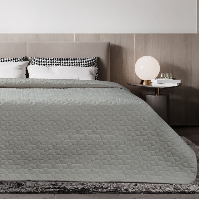 Κουβερλι Microfiber Pre-Washed Μονο 160X240 Adam Home Viva Grey Κουβερλι Microfiber Pre-Washed Μονο 160X240 Adam Home Viva Grey