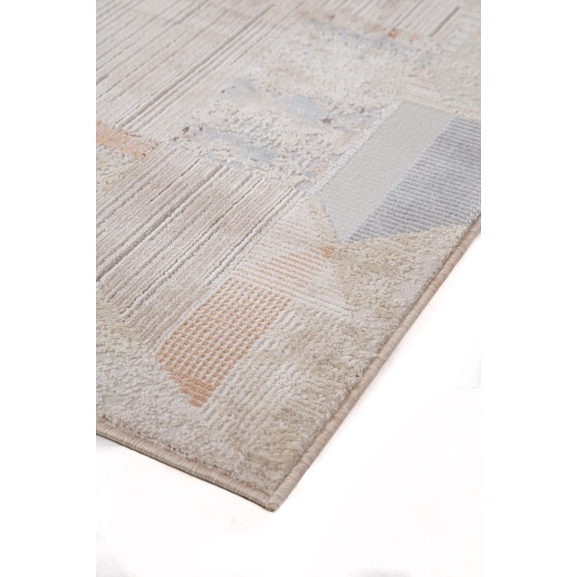 Χαλί Mona 422 BEIGE BLUE Royal Carpet - 140 x 200 cm Χαλί Mona 422 BEIGE BLUE Royal Carpet - 140 x 200 cm