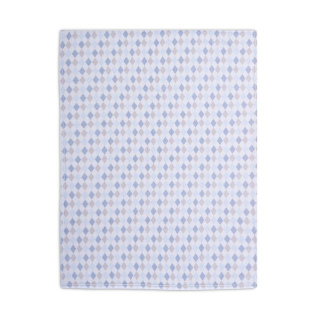 Βρεφική Κουβέρτα Fleece Κούνιας Nef-Nef Sweet Rhombus Blue 110x150 Βρεφική Κουβέρτα Fleece Κούνιας Nef-Nef Sweet Rhombus Blue 110x150