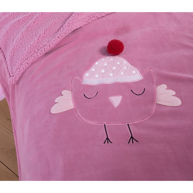 Παιδικό Ριχτάρι Πολυθρόνας Nef-Nef Tweet So Sweet-Lovely Rose 130x180 Παιδικό Ριχτάρι Πολυθρόνας Nef-Nef Tweet So Sweet-Lovely Rose 130x180