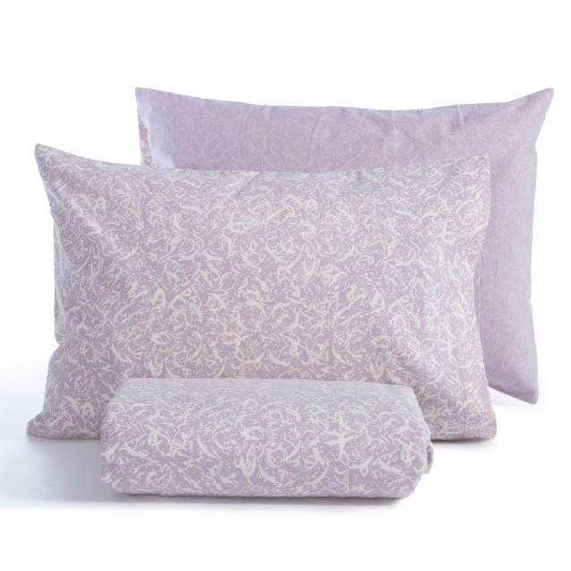 Σετ Σεντόνια Μονά 3 Τεμαχίων Nef-Nef Sorial Mauve 160x260 Σετ Σεντόνια Μονά 3 Τεμαχίων Nef-Nef Sorial Mauve 160x260