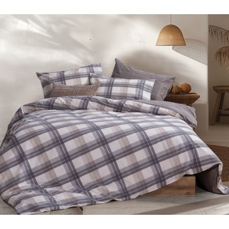 Σετ Σεντόνια Μονά 3 Τεμαχίων Nef-Nef Charlie Grey 160x260