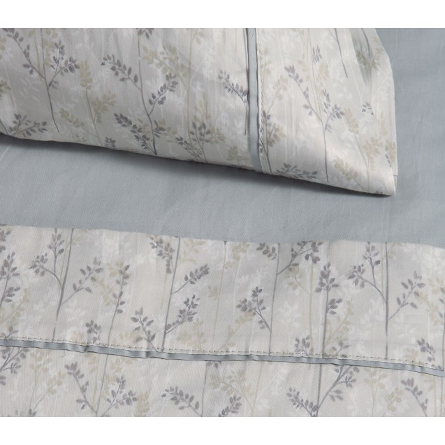 Σετ Σεντόνια King Size 4 Τεμαχίων Nef-Nef Darwood L.Grey 270x280 Σετ Σεντόνια King Size 4 Τεμαχίων Nef-Nef Darwood L.Grey 270x280