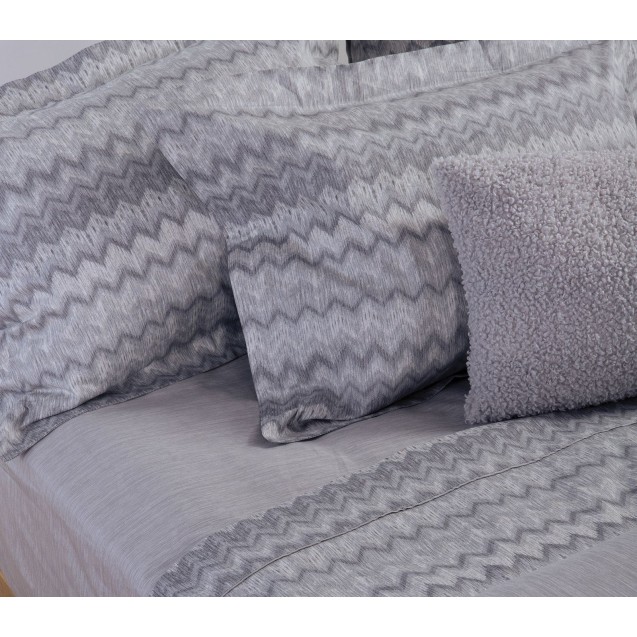 Σετ Σεντόνια Υπέρδιπλα 4 Τεμαχίων Nef-Nef Energy Grey 240x270 Σετ Σεντόνια Υπέρδιπλα 4 Τεμαχίων Nef-Nef Energy Grey 240x270