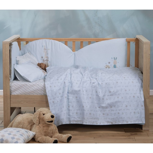 Σετ Σεντόνια Λίκνου 2 Τεμαχίων Nef-Nef Favorite Toys 2τμχ L.Blue 70x120 Σετ Σεντόνια Λίκνου 2 Τεμαχίων Nef-Nef Favorite Toys 2τμχ L.Blue 70x120