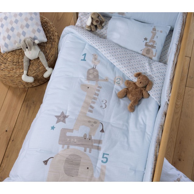 Βρεφικό Πάπλωμα Nef-Nef Favorite Toys Indonesia L.Blue 110x140 Βρεφικό Πάπλωμα Nef-Nef Favorite Toys Indonesia L.Blue 110x140